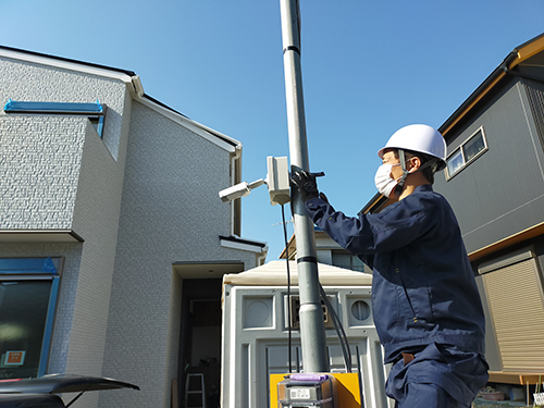 次は神戸市垂水区の現場に設置します